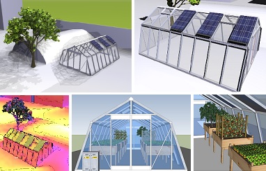 Serre bioclimatique Neobab pour agriculture urbaine