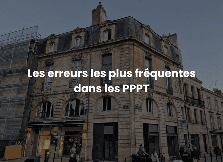 Les erreurs les plus fréquentes dans les PPPT